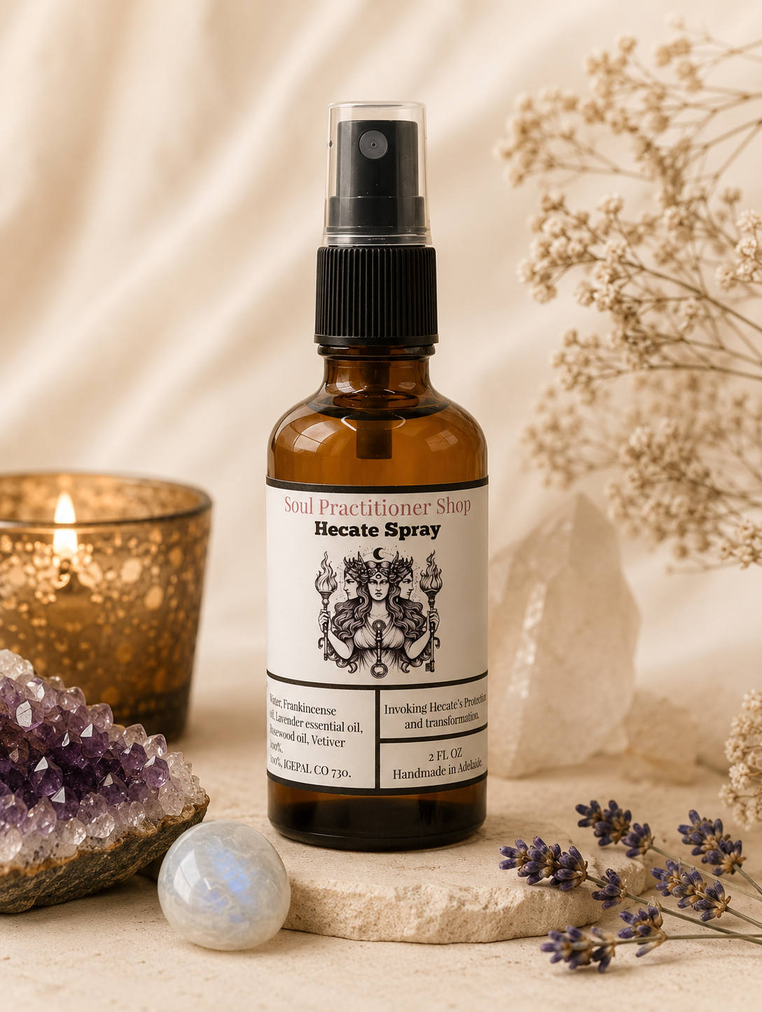 Hecate Ritual Spray | Sacred Space & Altar Mist | Protection, Intuition & Devotional Practice