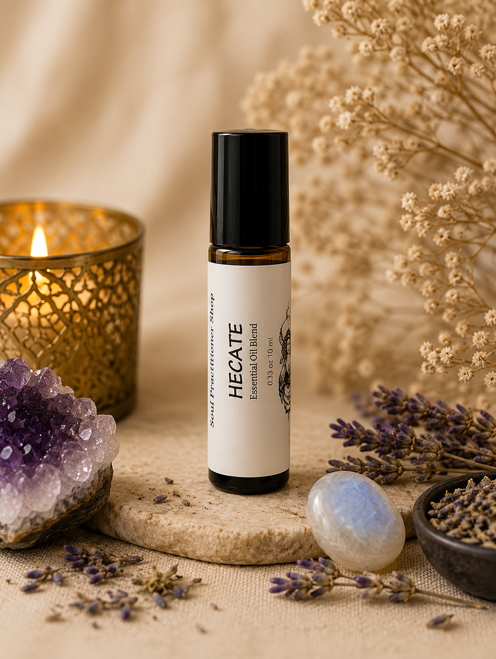 Hecate Ritual Roller Blend | Goddess-Inspired Anointing Oil for Protection, Intuition & Devotion 🌙🗝️✨