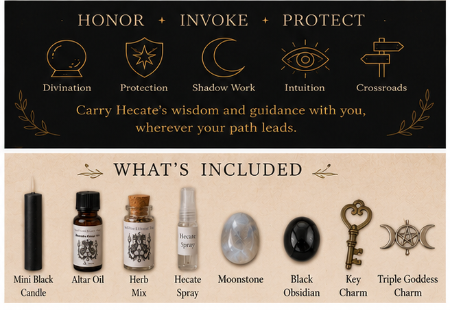 Hecate Mini Travel Altar Kit