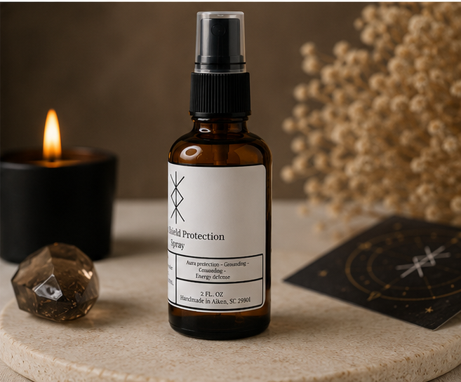 Sacred Shield Protection Spray | Energy Cleansing & Aura Protection Mist | Soul Practitioner Shop